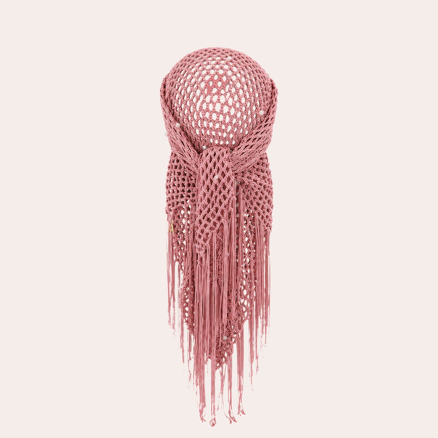 PINK FRINGE CROCHET