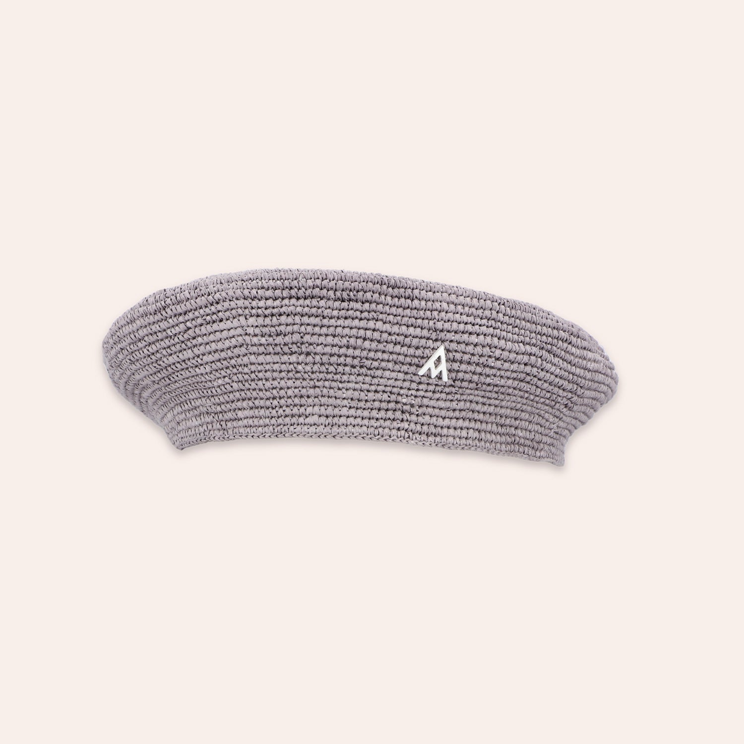 STRAW LILAC BERET