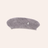 STRAW LILAC BERET