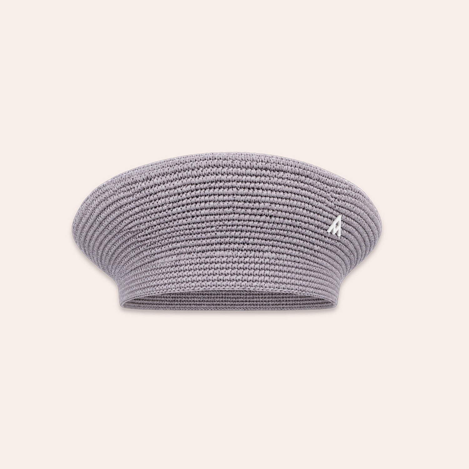 STRAW LILAC BERET