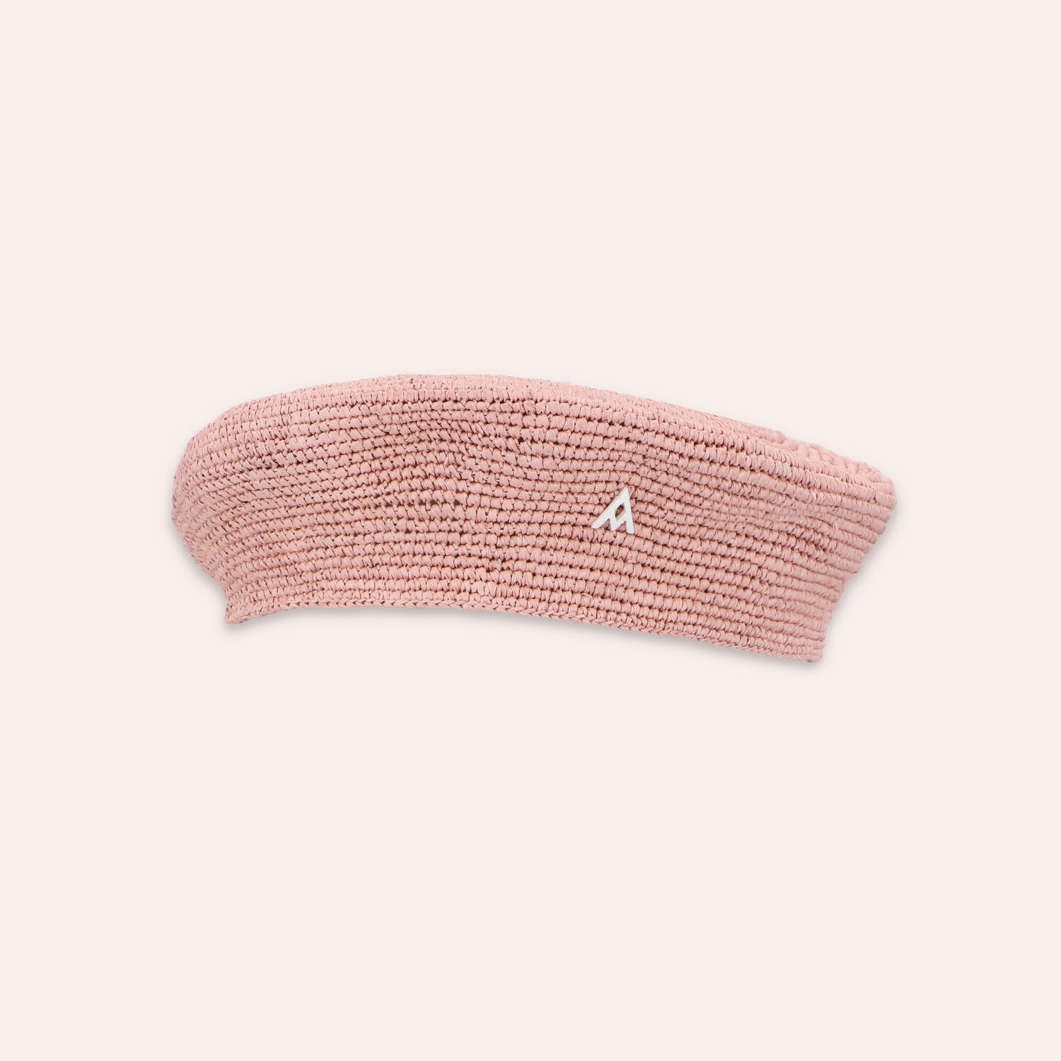 STRAW PINK BERET