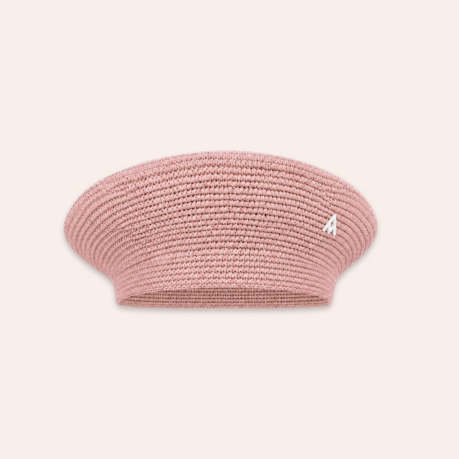 STRAW PINK BERET