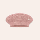 STRAW PINK BERET
