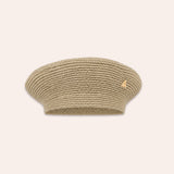 STRAW OLIVE BERET
